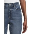 thumbnail image 5 of Time and Tru Women's High Rise Straight Crop Jean, 5 of 5