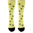 thumbnail image 4 of ThisWear Bumble Bee Present Queen Bee Socks Cute Bee Novelty Gifts Bumble Bee Gifts 1-Pair Novelty Crew Socks, 4 of 5