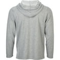 thumbnail image 3 of Women's Boxercraft Heather Gray Tulane Green Wave Baja Fleece V-Neck Pullover Hoodie, 3 of 3