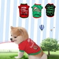 thumbnail image 5 of STGRGFHY Dog Christmas Shirts Snowflakes Clothes Pet Santa Claus Suit Puppy Outfits Funny T-Shirt for Small Dogs and Cats Christmas Holiday Festival Party,christmas shirts for dogs(Black,L), 5 of 5