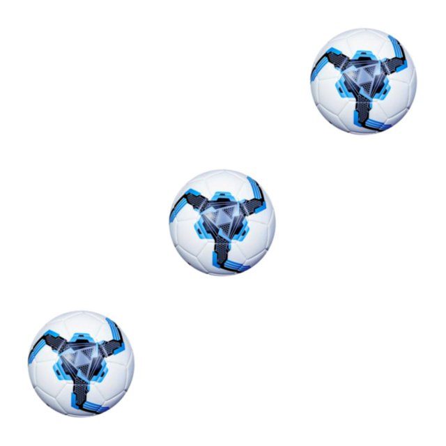 Maytalsory Outdoor Grassland Practicing Soccer Ball – Lightweight And Portable With Long-lasting Performance blue 4 3Set