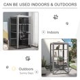 thumbnail image 4 of PawHut Large Catio Enclosure with 3 Platforms, Zip Doors, 4 of 10