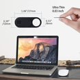 thumbnail image 3 of Couverture de Webcam, Lot de 3 Design Ultra Fin Noir Couverture de Caméra Web Compatible, 3 of 5
