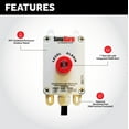 thumbnail image 2 of Indoor/Outdoor, Sewage/Septic High Water Alarm, 120 V, Includes Sludge Boss Float, 33 Foot Float Length,, 2 of 5