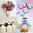 thumbnail image 6 of 500pcs/roll Happy Birthday Sticker Birthday Party Celebration Gift Decoration Round Sticker, 6 of 6
