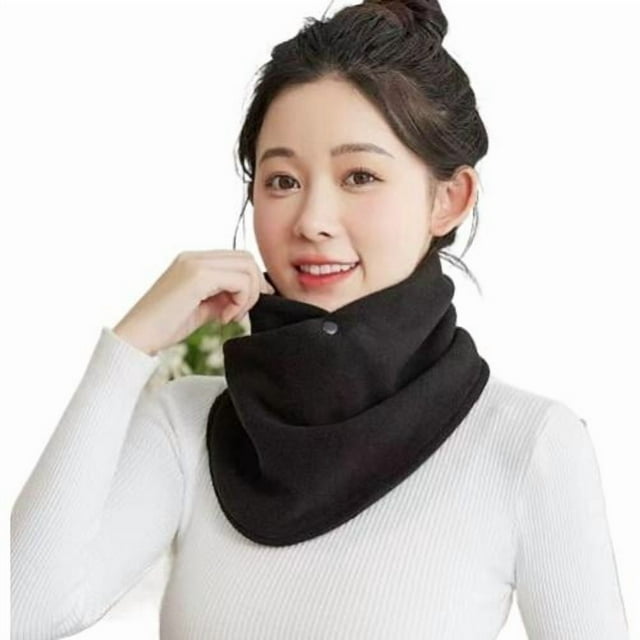 Fleece-lined Thickened Cycling Scarf Neck Warmer For Fall And Winter - Cold-resistant Windproof
