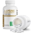 thumbnail image 5 of Bronson L-Lysine Extra Strength 1000 MG per Tablet High Potency, Immune Support & Supports Collagen Synthesis, Non-GMO, 100 Vegetarian Tablets, 5 of 5