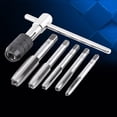 thumbnail image 4 of LHCER Screw Tap,6PCS/Set Screw Tap & T-shaped Wrench Threading Tapping Hand Tool Kit, Tapping Tool, 4 of 8