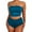 Blue, variant on 2024 Women Sexy Cute Split Bikini Swimsuit High Waisted Bikini for Beach Swimming