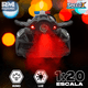 thumbnail image 2 of Juguete Carro de Control Remoto Rm Regalomex con Dispensador de Vapor Humo negro Mediano, 2 of 5