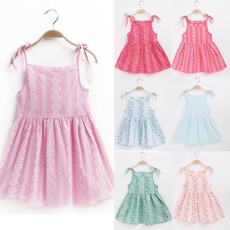 simple cotton frock for baby girl