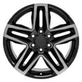 thumbnail image 2 of OE Wheels CV34 20 Inch Rims and Tires Fit Silverado 1500 Trail Boss Style 6x139.7 20x9 Gloss Black Machined - Hollander 5911 - Eagle LS-2 275/55-20 (Set of 4), 2 of 5