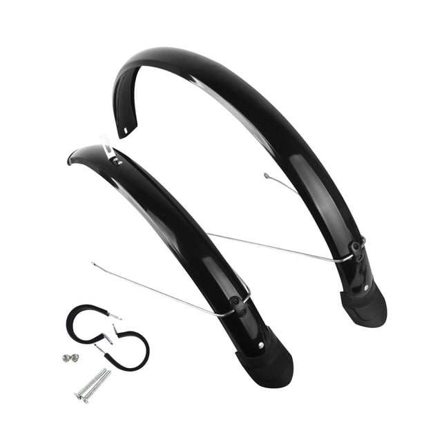 S SERENABLE Bike Front Rear Fenders Mudflaps for Bicycling Riding Mountain Bikes for 26inch withHooks