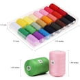 thumbnail image 5 of Sewing Thread 24 Colors Cotton Thread Sets Spools Thread For Sewing, 5 of 5