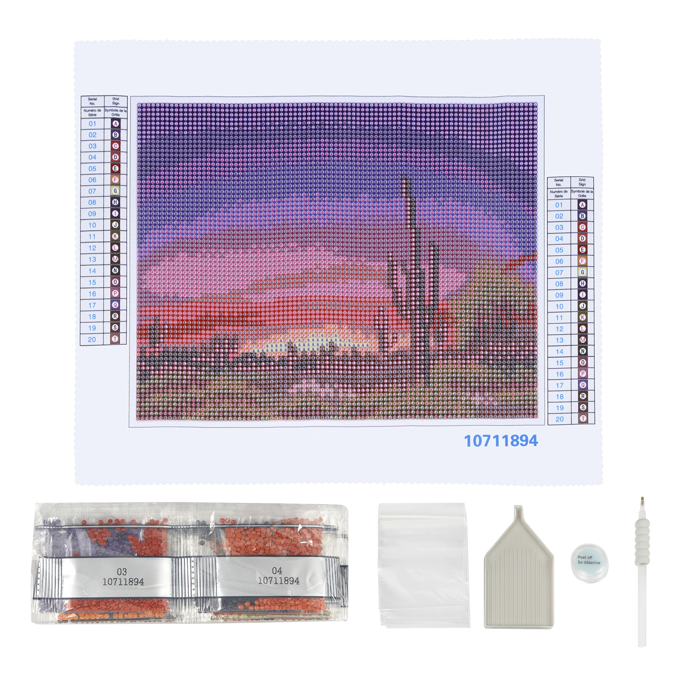 Desert Sunset Painting Diamond Art Kit by Make Market – Full Drill with Gems & Tools - 8" x 10" Canvas - 6 Pack