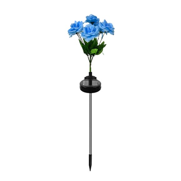 Binwennn Lumières d'Angle pour Salon Lumières de Plafond pour Chambre Nouvelles 7 Lumières Solaires Roses Décoration de Jardin Extérieur Lumières Insérées Lumières LED Fleurs