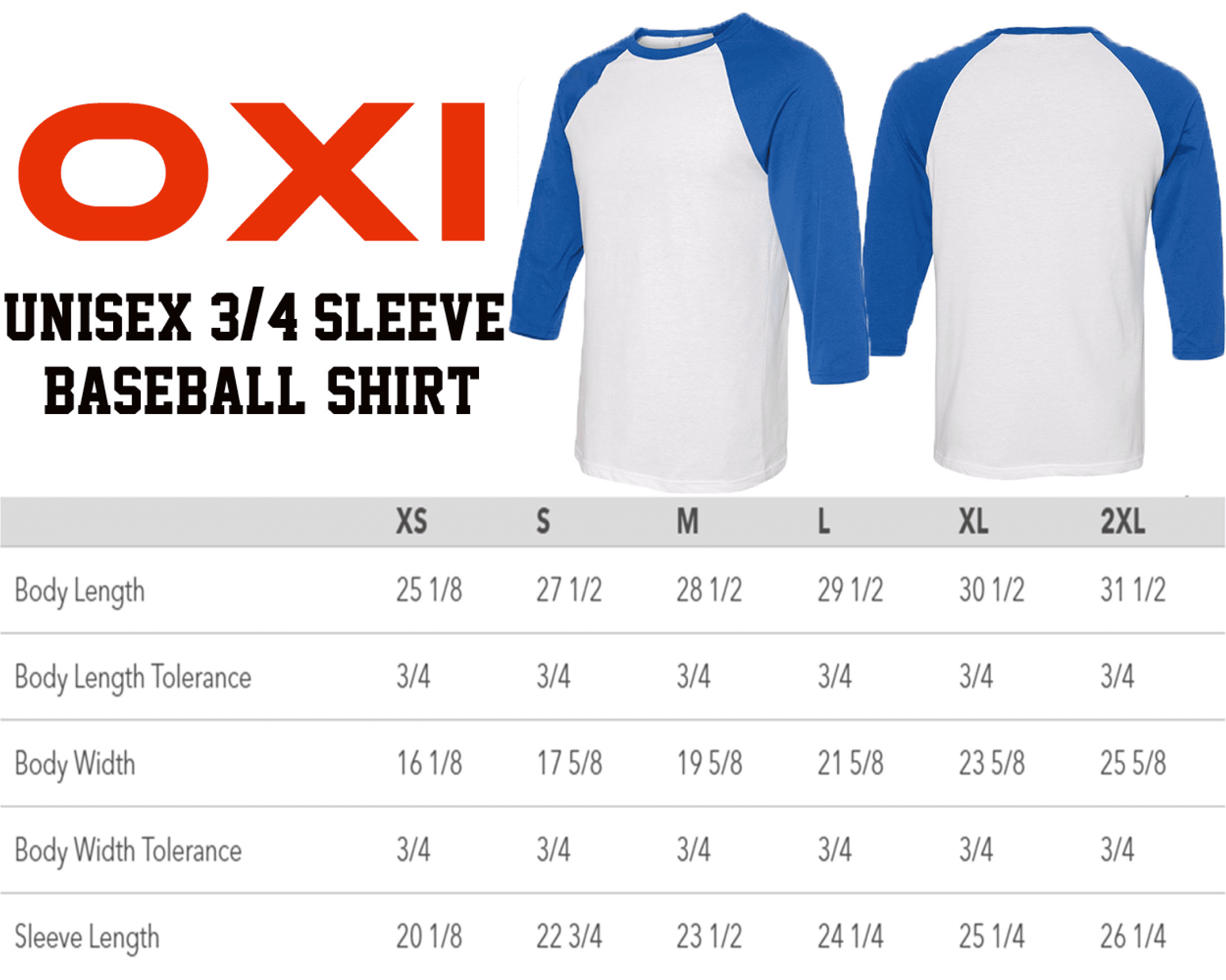 Unisex Three-Quarter Sleeve Baseball Tee Color Grey/ Navy