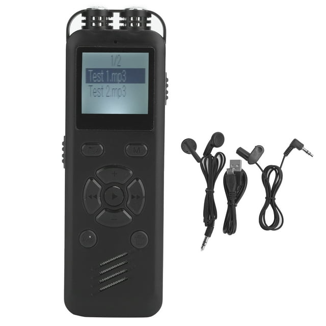 SK‑288 Grabadora de voz/sonido digital profesional portátil de 8 GB Reproductor de música MP3 Pantalla LED