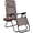 Brown, variant on HarmonyStrings Gravity Chair, Zero Gravity Lounge Chair, 1 Pack Folding Lawn chair