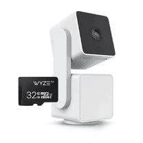WYZE Cam Pan v3 Indoor/Outdoor IP65 1080P 360° Pan/Tilt/Zoom Wi-Fi Smart Home Security Camera with Motion Tracking for Baby & Pet, Color Night Vision, With BONUS FREE MICRO SD