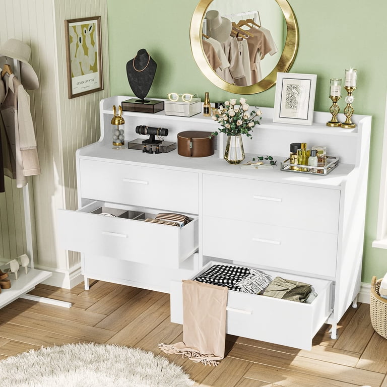 knee length dresses for ladies Darlington 6 Drawer Dresser Warm White