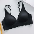 thumbnail image 6 of hotojiny Deep V Neck Bras for Women No Underwire Push Up Bras Wireless Seamless Bralettes Everyday Sleep T Shirt Bras, 6 of 7