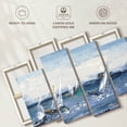 thumbnail image 6 of Elephant Stock Blue Water Adventure I Wall Art - Horizontal Multi Panel Canvas - Living Room Wall Decor - Nautical Multi Panel - Blue And White Decor By Patricia Pinto - 68" x 42", 6 of 8