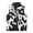 Cow Spot, variant on Black White Leopard Stripe Vest Coat Size 9-10 Kids Outerwear Girls Boys Sleeveless Zipper Jackets Lightweight Warm Sweater Fall Winter Outdoor Hiking Travel Holiday Outfit