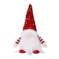 thumbnail image 1 of TQEHS Gnomo navideño iluminado Fgbetcv, gnomo iluminado para decoración navideña con luz, tomte sueco escandinavo hecho a mano con sombrero largo de lentejuelas, elfo Gonk para decoración de interiore, 1 of 6