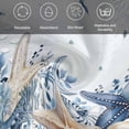 thumbnail image 6 of Blue Starfish Coastal Cloth Napkins, Eucalyptus Summer Nautical Shell Washable and Reusable Dinner Napkins Set of 8, Table Napkin for Kitchen Party Birthday Wedding Hotel Housewarming 20"x20", 6 of 9