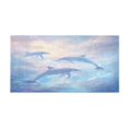 thumbnail image 2 of Haosy Dolphin in Glowy Sea Bathroom Rugs Non Slip Absorbent Soft Plush Quick Dry Bath Mat, 39"x20", 2 of 8
