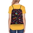 thumbnail image 4 of Rocae Lgbt Rainbow For Pride for Drawstring zipper Backpack Gym Backpack Bag for Men and Women, 4 of 6