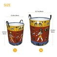 thumbnail image 5 of XMXT Collapsible Laundry Basket, Ancient Egyptian Decoration Waterproof Laundry Hampers Storage Baskets Dirty Clothes Hamper, 40L, 5 of 8