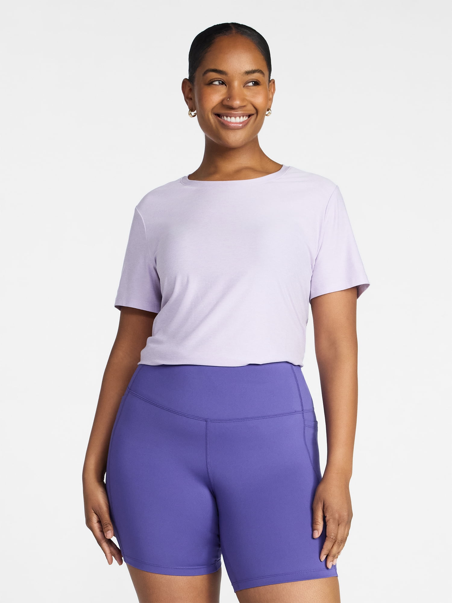 Athletic Works Women's and Women's Plus Performance ButterCore Tee, Sizes XS-4X