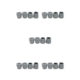 thumbnail image 3 of maskred 4 Pieces Ferrule Rubber Crutch Bottom Gray Tips End Protector Style A 5Set, 3 of 6