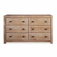 thumbnail image 2 of Grain Wood Furniture Montauk 6-Drawer Dresser Driftwood Finish, Solid Wood Construction, 2 of 6
