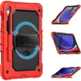 thumbnail image 4 of Funda para Samsung Galaxy Tab S10 Lite/ S10 FE/ S9 FE 10.9 pulgadas/Tab S9 11 pulgadas, funda protectora resistente a prueba de golpes con protector de pantalla, soporte giratorio de 360°, 4 of 9