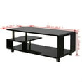thumbnail image 2 of vidaXL High Gloss Coffee Table Black, 2 of 3