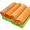 Orange and green, variant on Riwcyla 8 Pack Cooling Towels for Neck and Face Instant Cooling Ice Towels for Sports Gym Workout Yoga Running Camping
