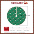 thumbnail image 2 of Rateoe Duck Mallard Flying Pose Pattern Christmas Tree Skirt with Ties, Christmas Tree Decorations, Farmhouse Christmas Decor Xmas Holiday Decorations-30", 2 of 6
