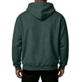 thumbnail image 4 of Domuza Hoodies for Men Drop Shoulder Loose Fit Fleece Sweatshirt, Adjustable Drawstring Hood, Front Kangaroo Pocket, Fall Winter Athletic Streetwear Tops for Gym Workout, 4 of 4