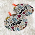 thumbnail image 3 of Qatar Christmas Ornament, Ceramic/Acrylic Ornament, Holiday Festival Ornament, Gift for Mom, Romantic Valentine Decoration, 2025 Edition, Holiday Tree Decoration, 3 of 5