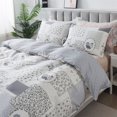 thumbnail image 2 of Lanpei Floral Duvet Cover Set Twinxl, 100% Cotton Boho Flower Style Comforter Cover Set With Zippers, Luxury Elegant Farmhouse Soft Breathable Bedding Set (1 Duvet Cover, 2 Pillowcases), 2 of 7