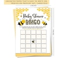 thumbnail image 3 of Mom To Bee Baby Shower Games, Neutral Yellow Bingo, Find The Guest, The Price Is Right, Who Knows Mommy Best, 25 games each, 3 of 9