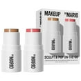 thumbnail image 1 of Maquillaje de Mario Sculpt & Pop On the Go Contour & Blush Stick Duo Set de regalo de maquillaje - Medio claro y rosa dulce, 1 of 5