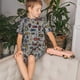 thumbnail image 4 of Balery Bright Insects Conjunto de Pijama Infantil de Manga Corta con Estampado – Ropa de Dormir de Algodón Suave-Medium, 4 of 6