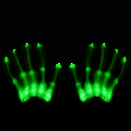 LED Skeleton Hand Gloves
