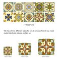 thumbnail image 4 of ziyahi Wall Tile Vinyl Flower Wall Sticker Mural Tile Decal Waterproof Self-Adhesive Tile Sticker, MZ-2-135, Large, 4 of 9