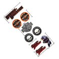 thumbnail image 1 of harley-davidson - pegatinas reflectantes para casco, impermeable y protector solar, pegatinas decorativas modificadas para motocicleta, 1 of 4