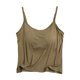 thumbnail image 2 of Camisola de manga corta para mujer con almohadilla para el pecho, sin aros de acero, ropa interior para yoga, pijamas deportivos, pijamas para mujer, 2 of 3